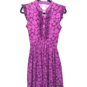 Matilda Jane Women's Size S Purple Wonderful Parade Magnolia Dress Floral‎